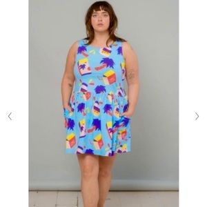 Nooworks Snacks Big Pocket Dress Size Small